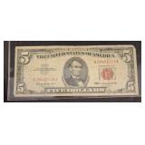 1963 $5 United States Red Seal Note
