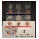 1988 U.S. Mint Uncirculated Coin Set