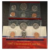 1987 U.S. Mint Uncirculated Coin Set