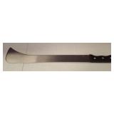 Steel Machete with Black Riveted Handle