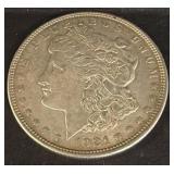 1921 Morgan Silver Dollar Coin