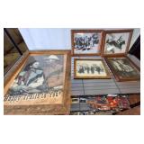 Framed Western-Themed Prints and Poster