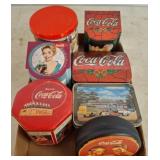 Coca-Cola-Themed Tin Containers