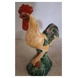 Colorful Ceramic Rooster Figurine
