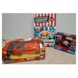 DC, Marvel, and Remote Control Car Toy Lot