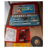 Ratchet Socket Set with Tools and Accessories