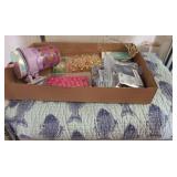Box Lot of Mixed Party and Decorative Items and qu