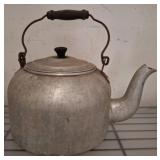 Metal Teapot with Wooden Handle