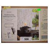 Outdoor Gas Tabletop Fire Pit, 10,000 BTU