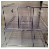 Stackable Clear Plastic Storage Containers