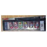 Six 1:64 Scale Dodge Stock Cars