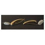 14K Gold Earrings with Freshwater Pearls