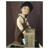 Franklin Heirloom Coca-Cola Delivery Boy Doll