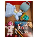 Lot: Toy Figure, LEGO Set, and Baby Toys