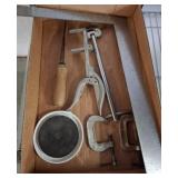 Boxed Lot of Miscellaneous Hand Tools