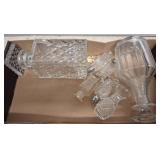Glass Decanters and Cruets
