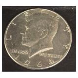 1964 U.S. Kennedy Half Dollar Coin