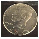 1964 Kennedy Half Dollar Coin