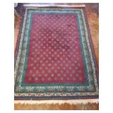 Hand-Knotted Area Rug with Floral Motif, 66ï¿½90 by
