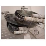 Lulu & Co. Galvanized Trays