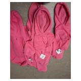 Hooded Dog Sweatshirts, Hot Pink, M