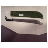 Valley Machete with Green Sheath
