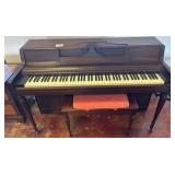 Wurlitzer Upright Piano with Bench
