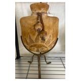 Decorative Terracotta Style Vessel with Sun Motif