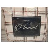 Vellux Flannel Twin Sheet Set, CVC Windowpane