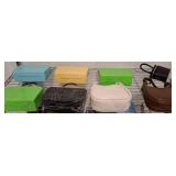 Handbags and Plastic Storage Boxes