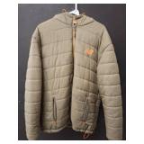 New Balance XL Quilted Jacket in Khaki Green