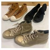 Three Pairs of High-Top Shoes