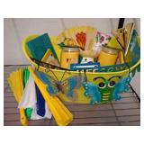 Yellow-Themed Decor and Gift Basket