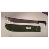 Valley Machete with Green Sheath
