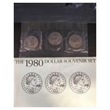 1980 Susan B. Anthony Dollar Souvenir Set