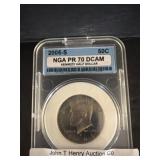 2005-S Kennedy Half Dollar, NGA PR 70 DCAM