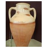 Two-Handled Ceramic Amphora-Style Vase