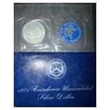 1971 Eisenhower Uncirculated Silver Dollar Set