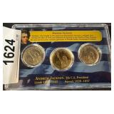 Andrew Jackson Presidential Coin Set in Case