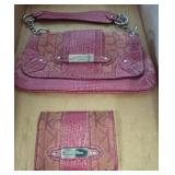 Calvin Klein Pink Bag and Wallet Set