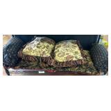 Decorative Throw and Bolster Pillows