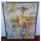 Abstract Painting in Frame, 27ï¿½35