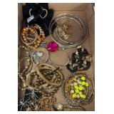 Costume Jewelry with Bangles & Necklaces