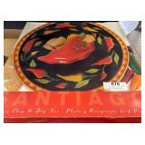 Santiago Pepper Chip and Dip Set, 2 Pieces
