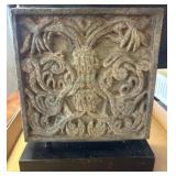 Plaque With Ornamental Design