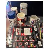 NASCAR Mugs, Thermoses, and Memorabilia