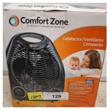 Comfort Zone Compact Heater/Fan in Box