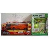 Ben 10 Money Safe and RC Orange Car Set