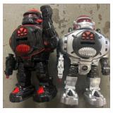 Plastic Robot Toys with Detailing