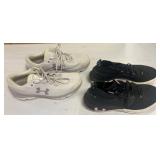 Two Pairs of Under Armour Athletic Shoes